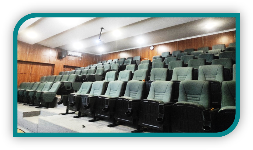 Multimedia theater with comfortable seating